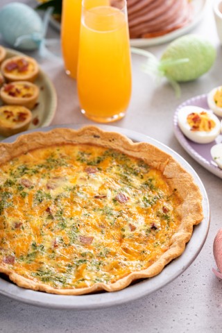  ham & Cheese Quiche